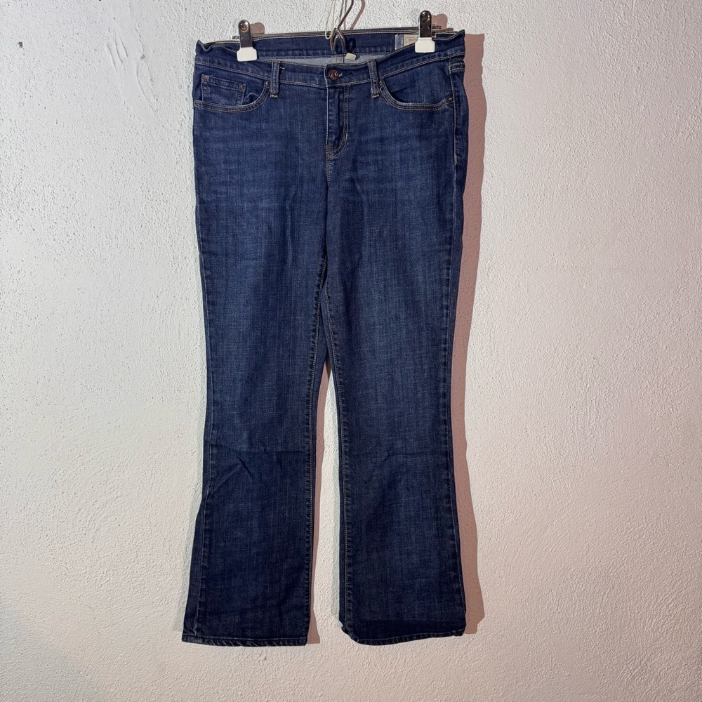 Gap // dark wash boot cut stretch jeans size 10r A26